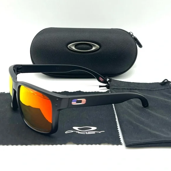 Gafas Oakley Holbrook Sunglasses | Prizm/Polarized | Black Frame with Red lens USA